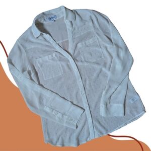 Express Rhinestone Portofino Shirt